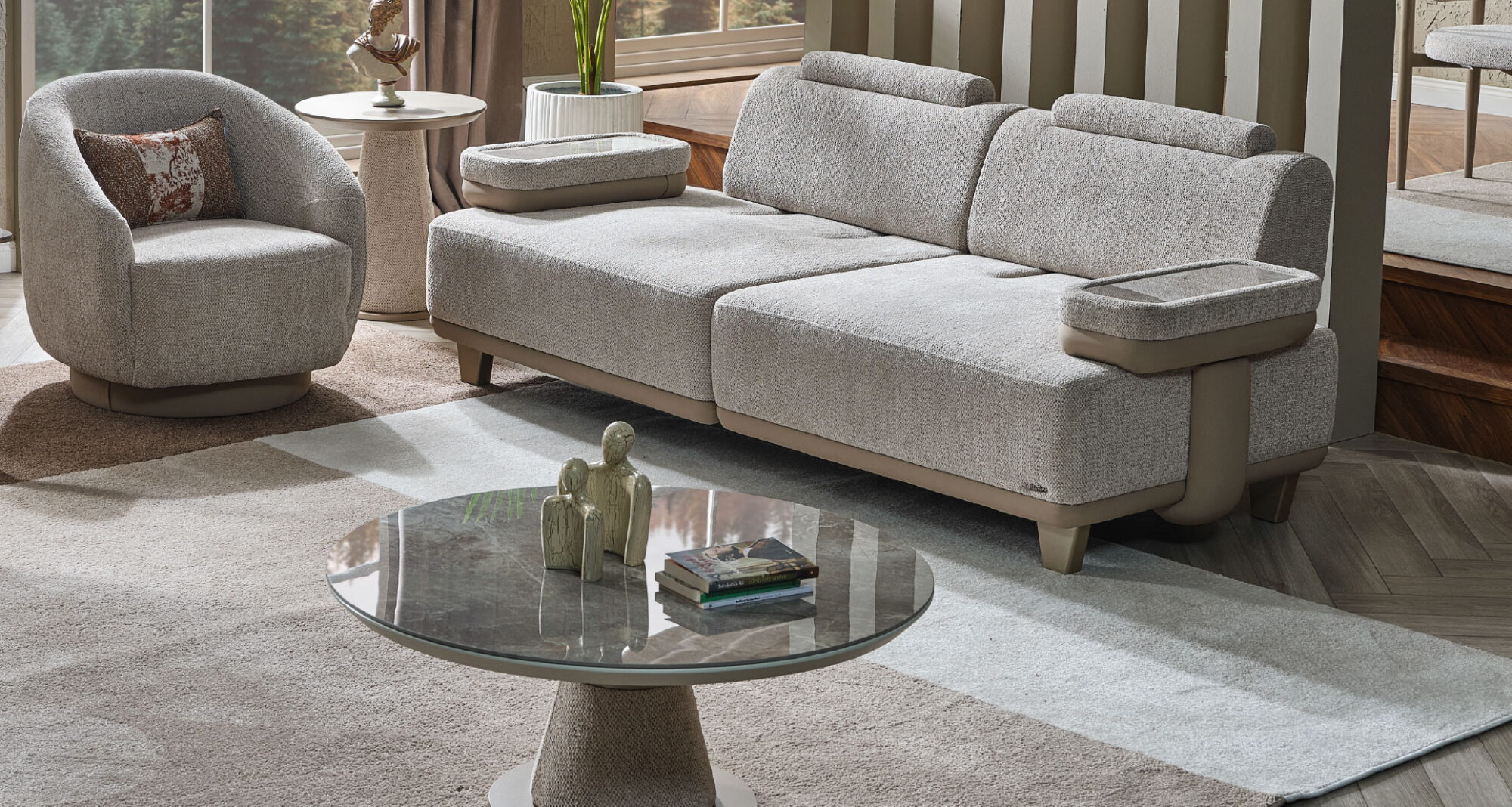 Prag Sofa Set - Maximo Mobilya