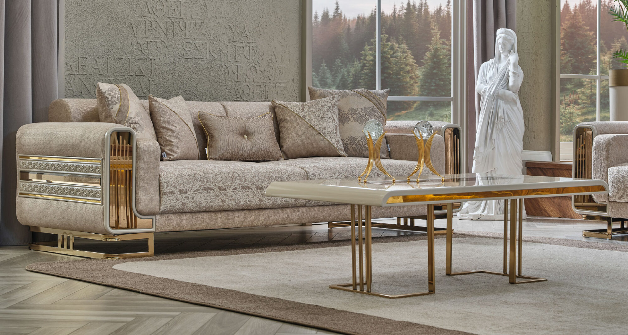 Delux Sofa Set - Maximo Mobilya